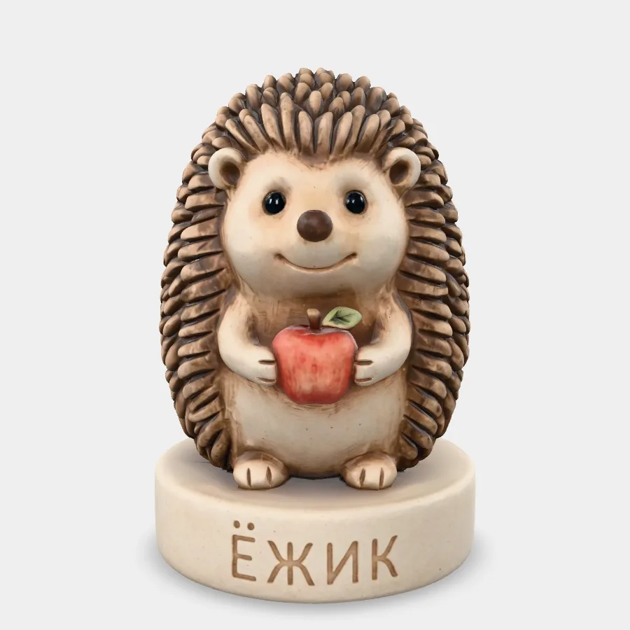 Ёжик из Hi3D V3.0: облегчённую копию можно вращать и приближать