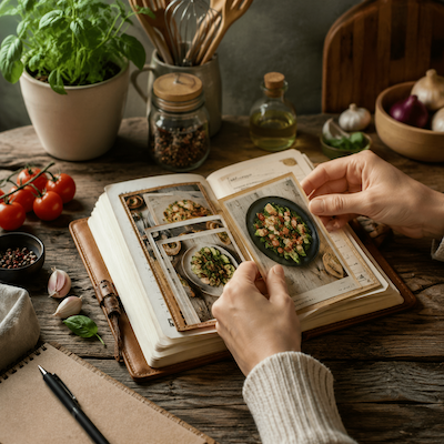 Как создать свои карточки рецептов или  книгу рецептов