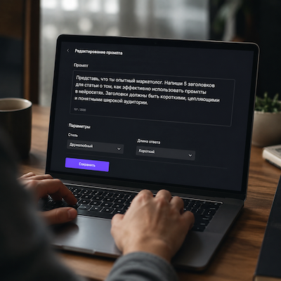 Как работать с промптами в нейросетях