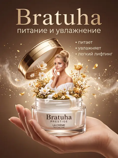 Рекламный постер крема