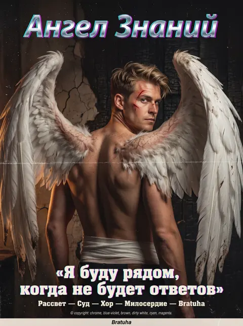 Ангел + типографика