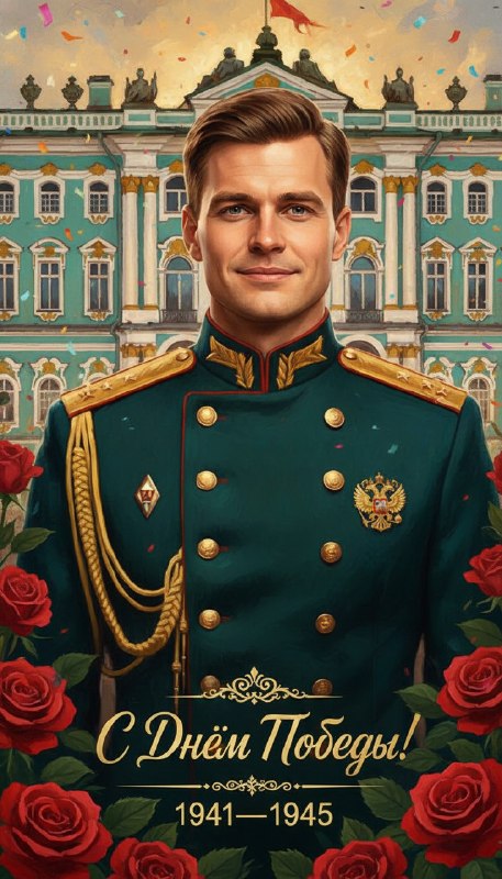 Портрет ветерана ко Дню Победы