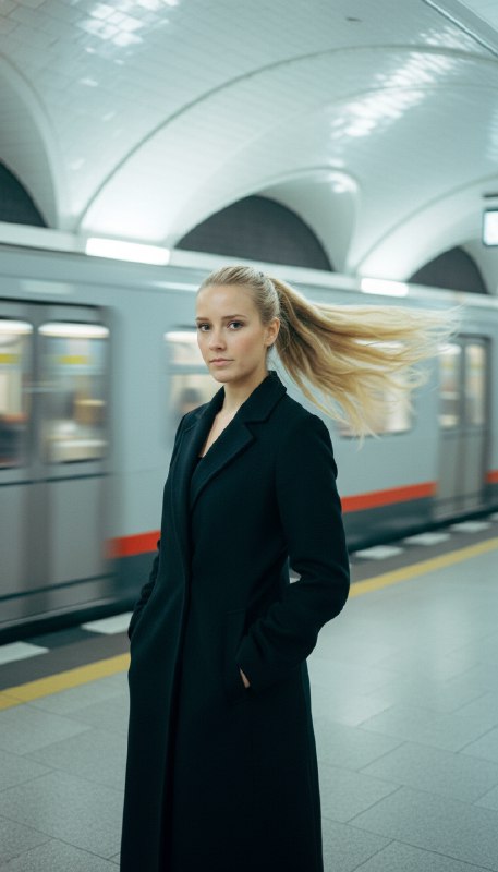 Женщина в метро