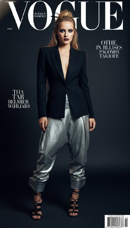 Женщина на обложке Vogue